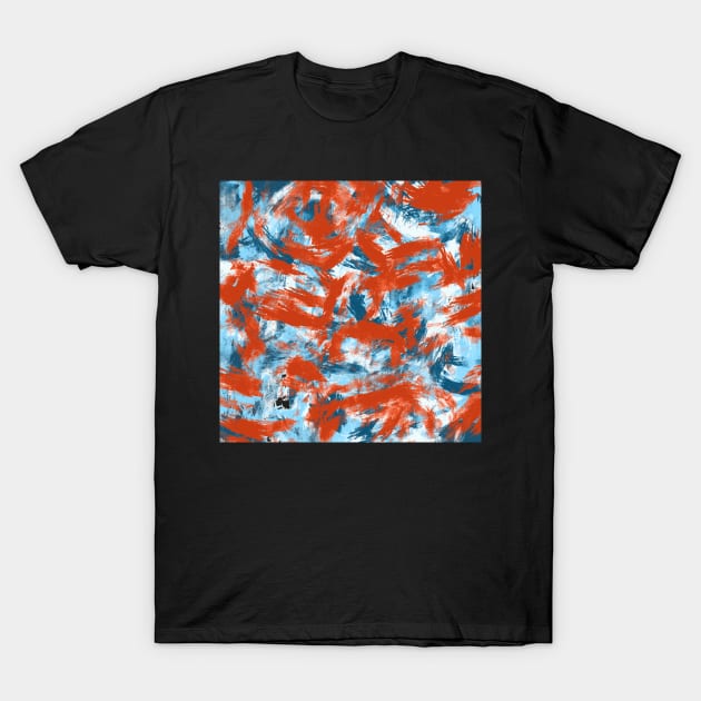 abstract koi fish design T-Shirt by ariaayuzawa